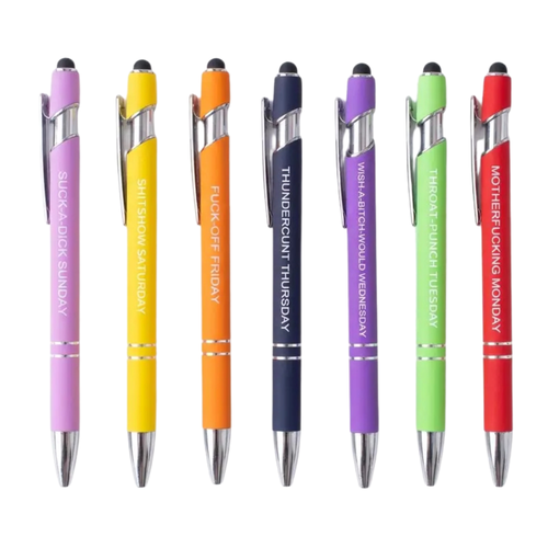 Funny BallPoint Pens (7 Pens)